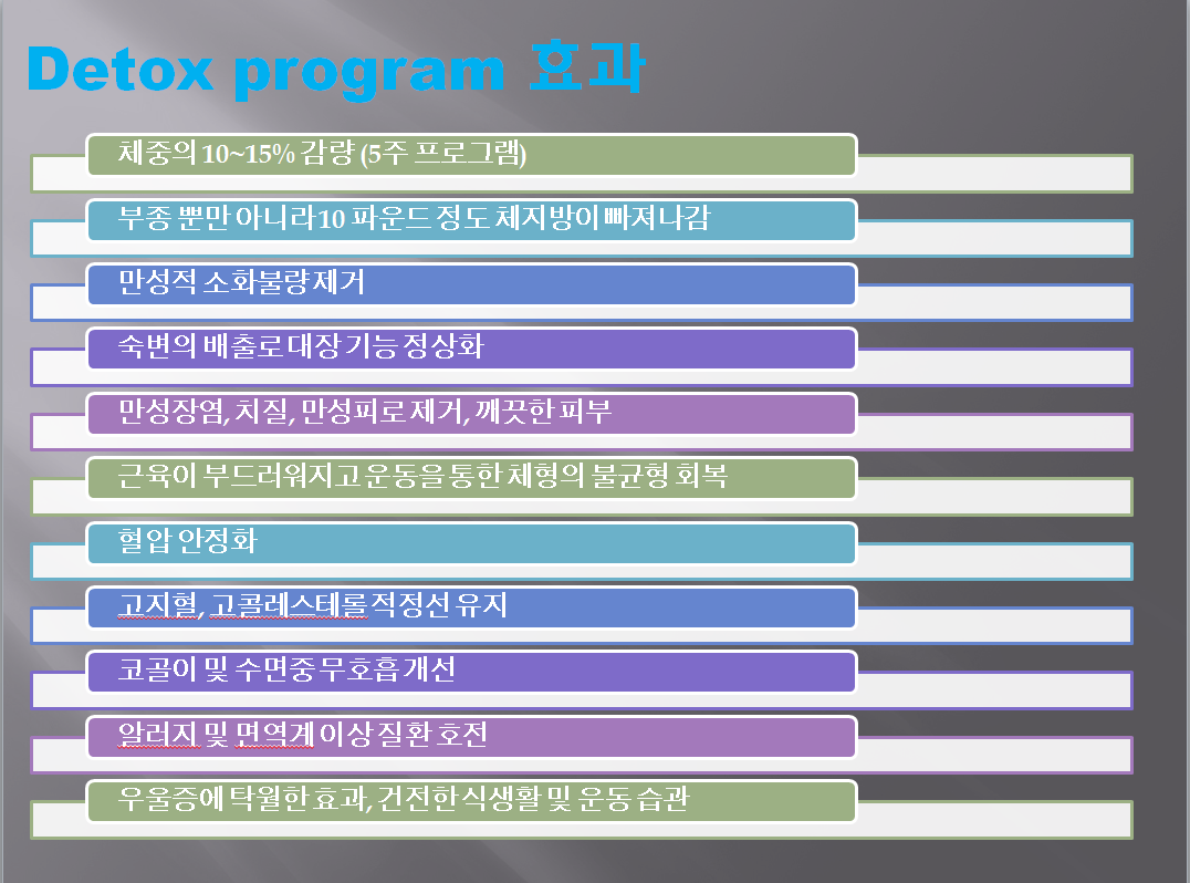detox 효과